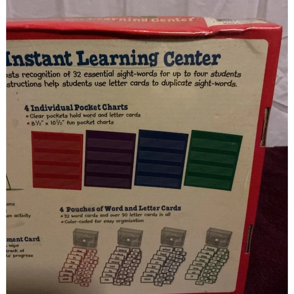 Lakeshore Sight Words Instant Learning Center Educational Homeschool EE187, NISB